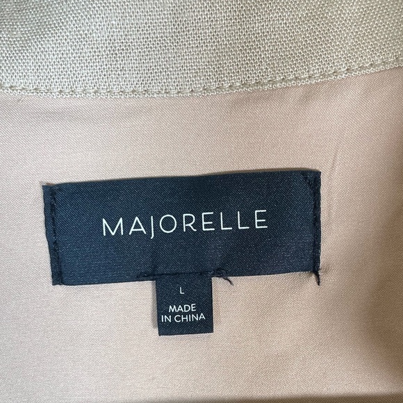 Majorelle Ameera Linen Blend Romper  Nude Tan NWT! Revolve Women’s Sz Large New - Picture 6 of 16